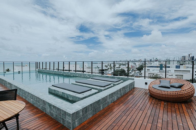 Studio Aconchegante Caribessa 50m da praia