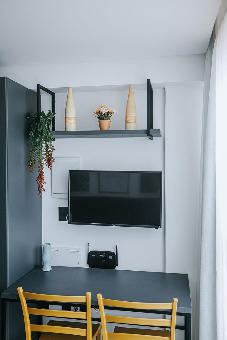 Flat no Get One - 50 metros da praia
