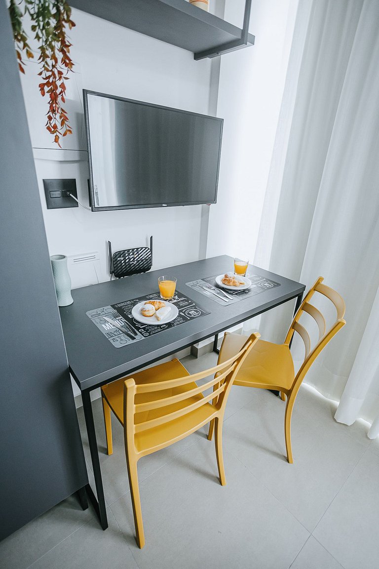 Flat no Get One - 50 metros da praia