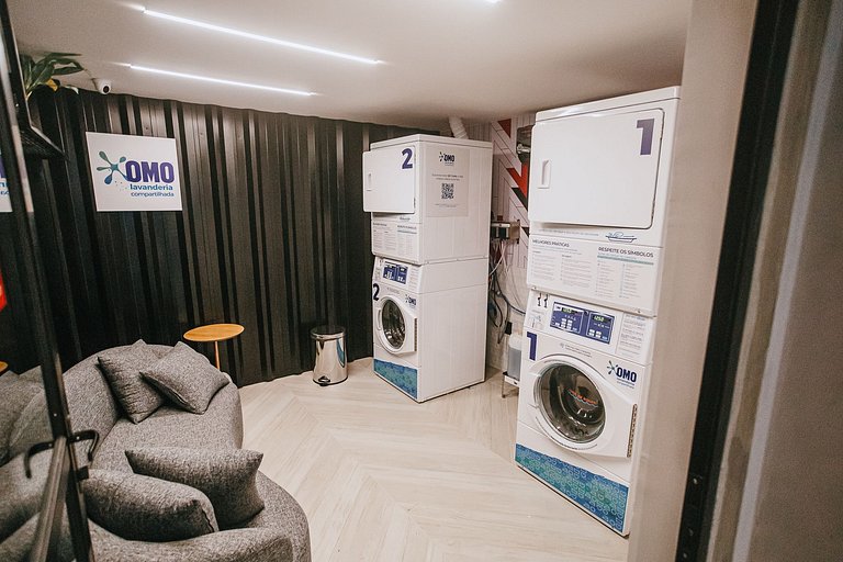 Flat no Get One - 50 metros da praia
