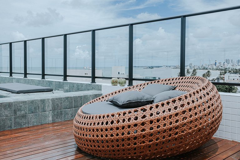 Flat frente praia - Bessa