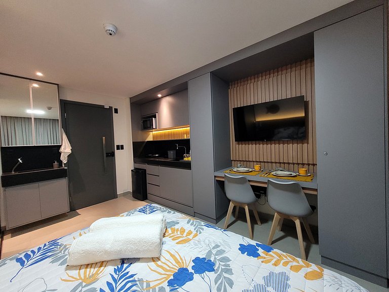 Studio no Bessa | Completo e bem localizado