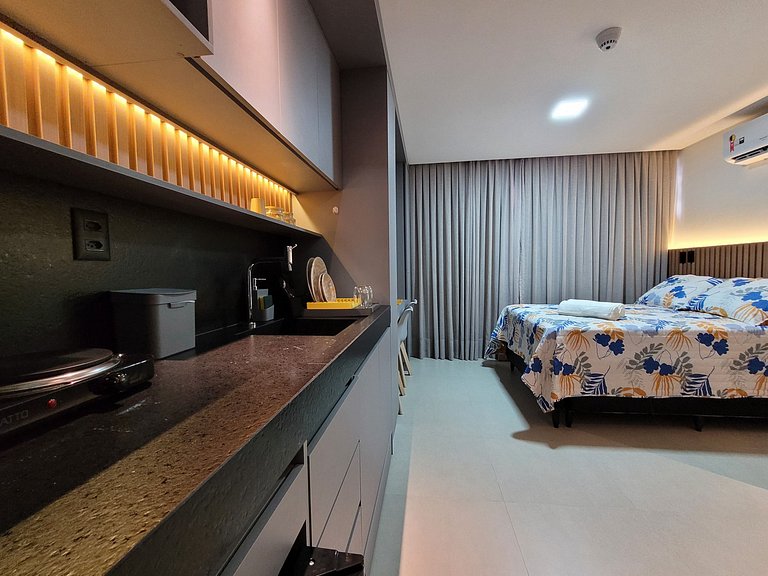 Studio no Bessa | Completo e bem localizado