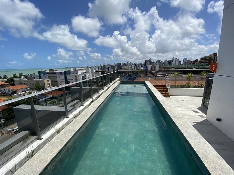 Lindo Apto 2 quartos 100 metros da praia