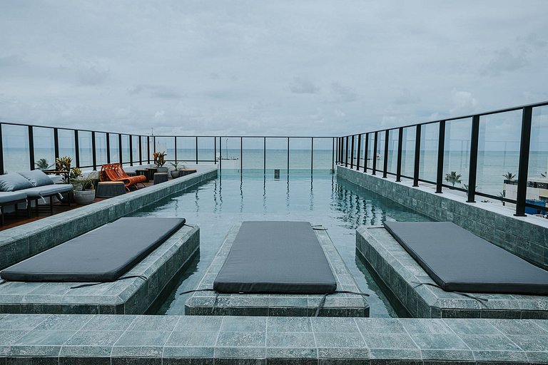 Studio no Bessa à 50m da praia
