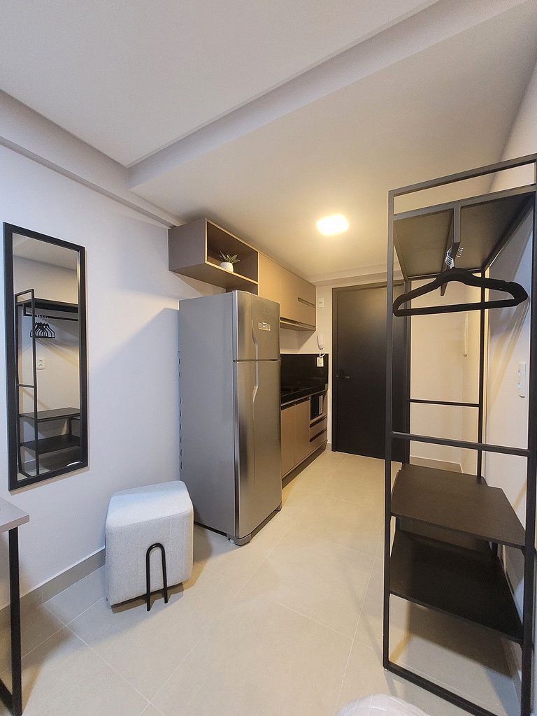 Flat Sensacional com Varanda 50m da Praia