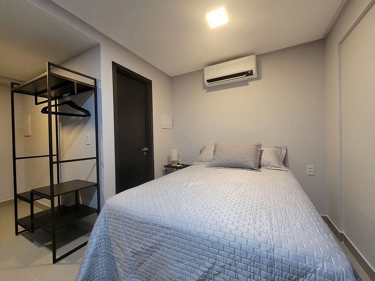 Flat Sensacional com Varanda 50m da Praia