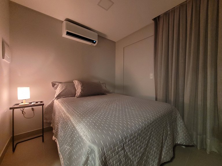 Flat Sensacional com Varanda 50m da Praia