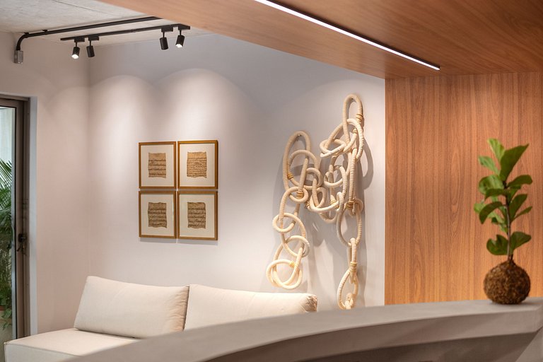 Flat Sensacional com Varanda 50m da Praia