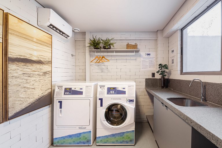 Flat Sensacional com Varanda 50m da Praia