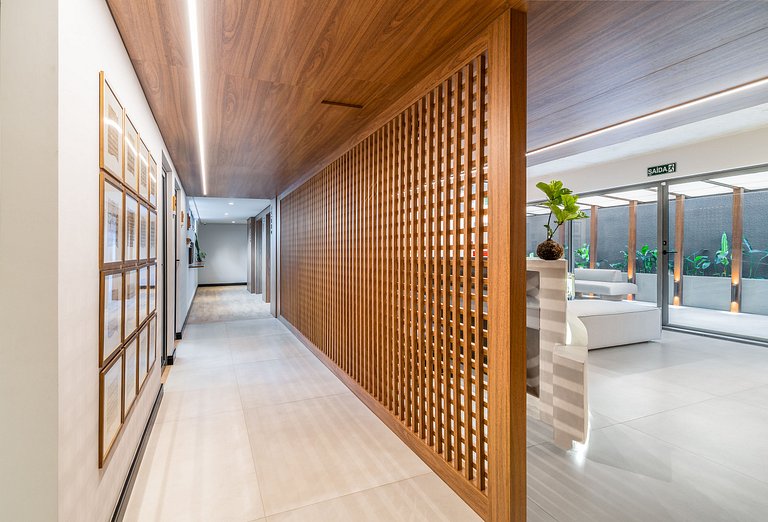 Flat Sensacional com Varanda 50m da Praia