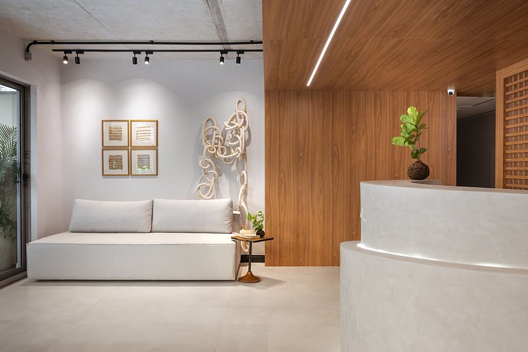 Flat Sensacional com Varanda 50m da Praia