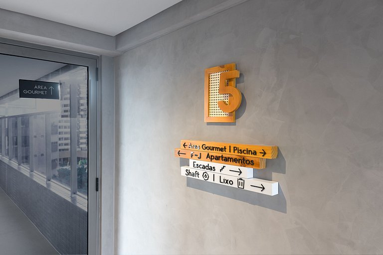 Flat Sensacional com Varanda 50m da Praia