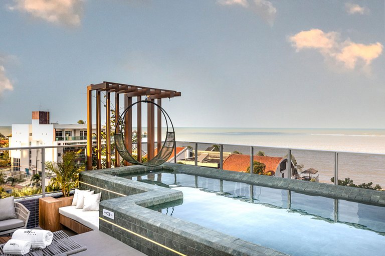 Flat Sensacional com Varanda 50m da Praia