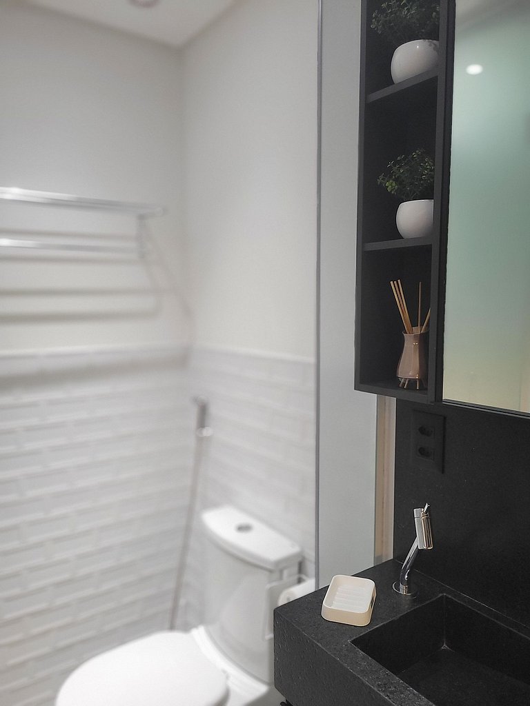 Flat com Jacuzzi Área Externa a 50m praia do Bessa