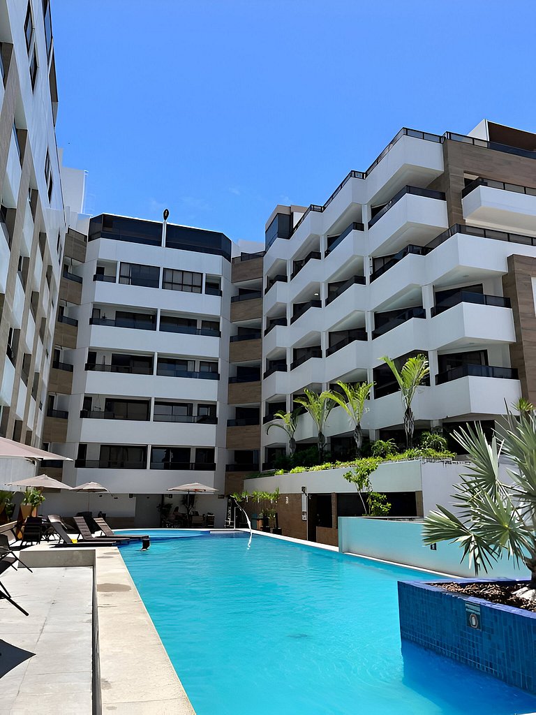 Apart-hotel 36m² Varanda Vista Mar no Cabo Branco