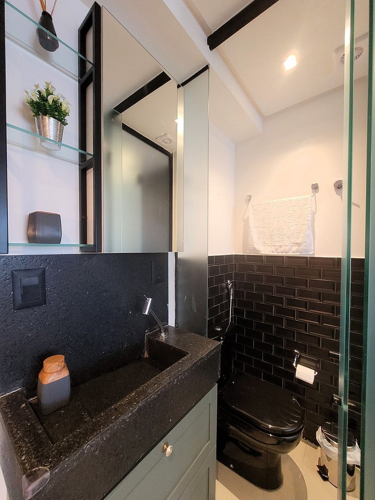 Studio incrível para uma estadia perfeita