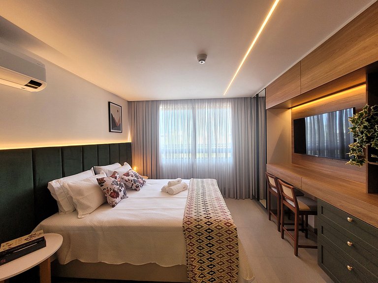 Studio incrível para uma estadia perfeita