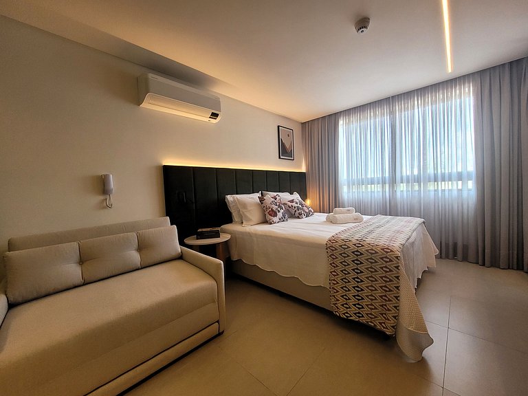 Studio incrível para uma estadia perfeita