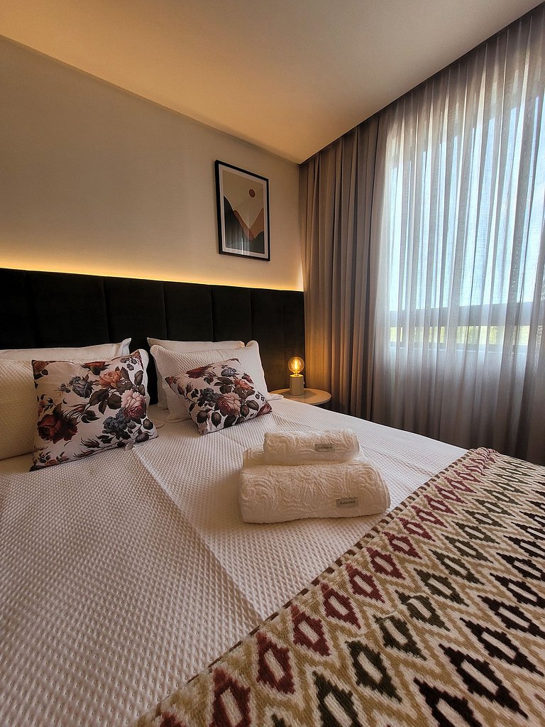 Studio incrível para uma estadia perfeita