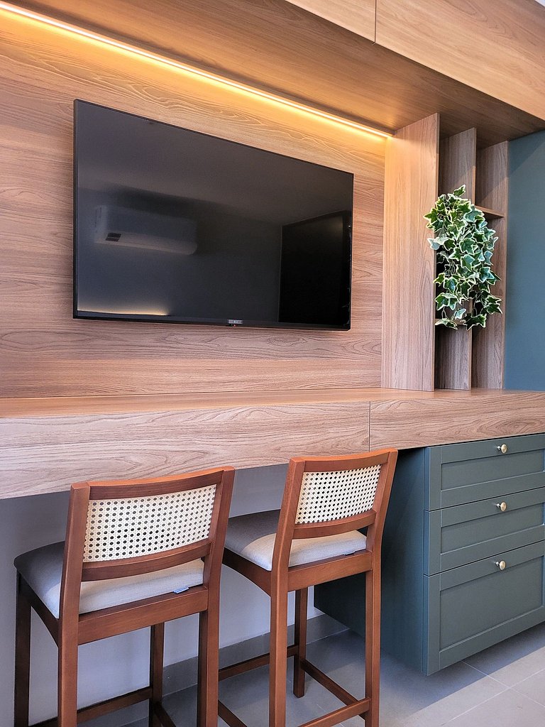 Studio incrível para uma estadia perfeita