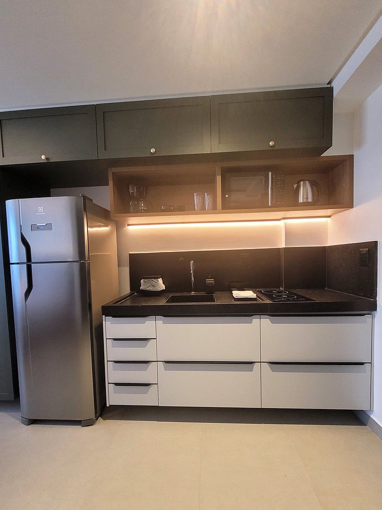 Studio incrível para uma estadia perfeita