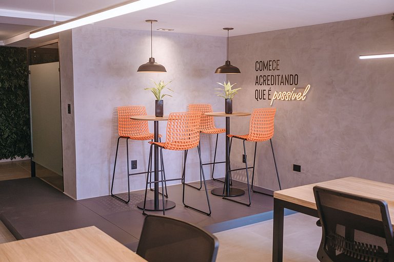 Studio incrível para uma estadia perfeita