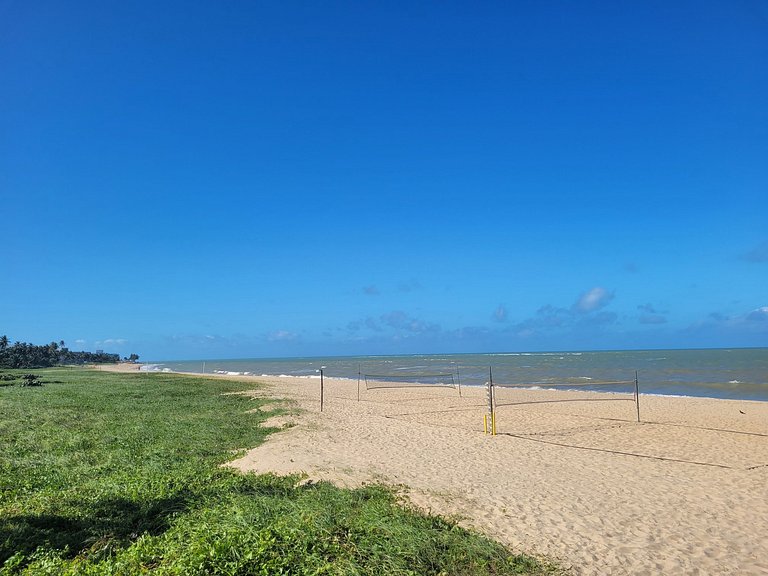 Flat 50m da Praia com Varanda e Vista