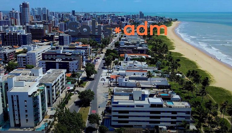 Rooftop com Piscina | A 50m da Praia