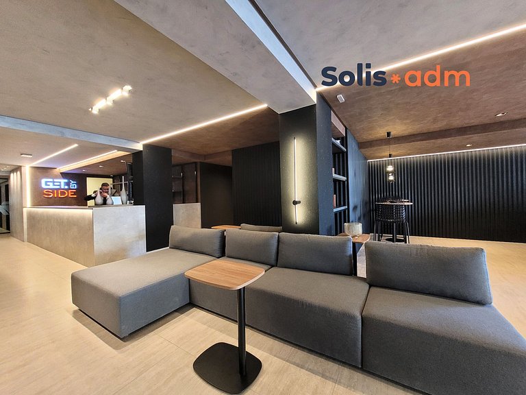 Aproveite o Rooftop com Piscina | A 50m da Praia