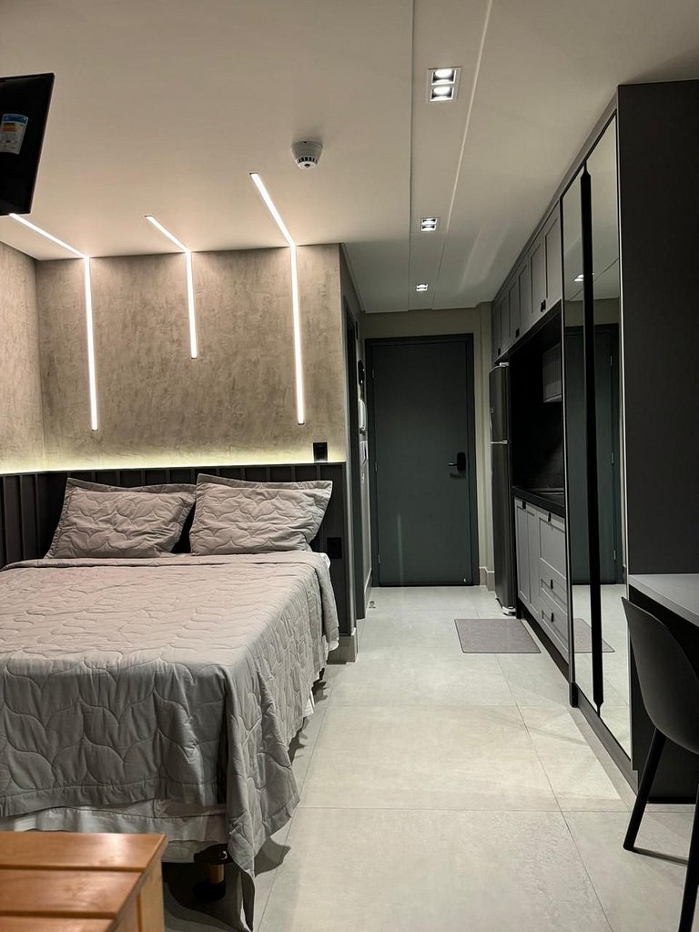 Flat Moderno com Jacuzzi Privativa