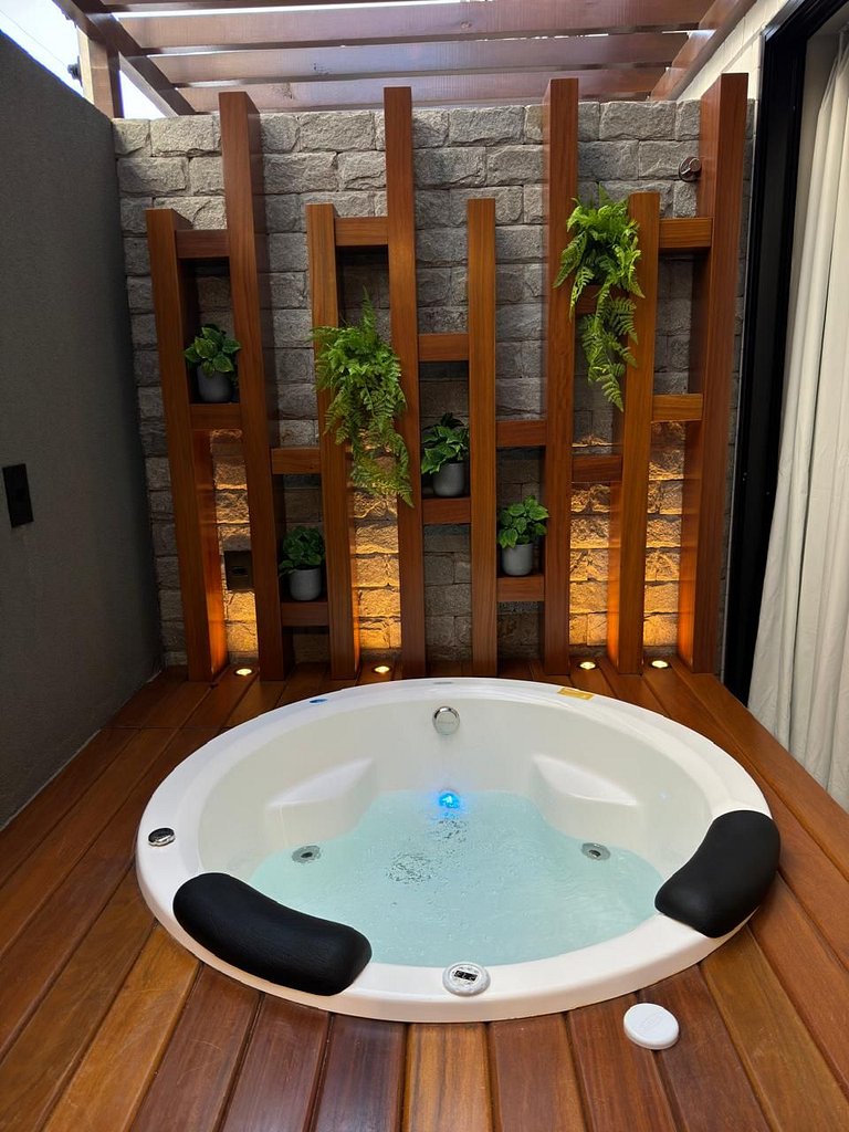 Flat Moderno com Jacuzzi Privativa