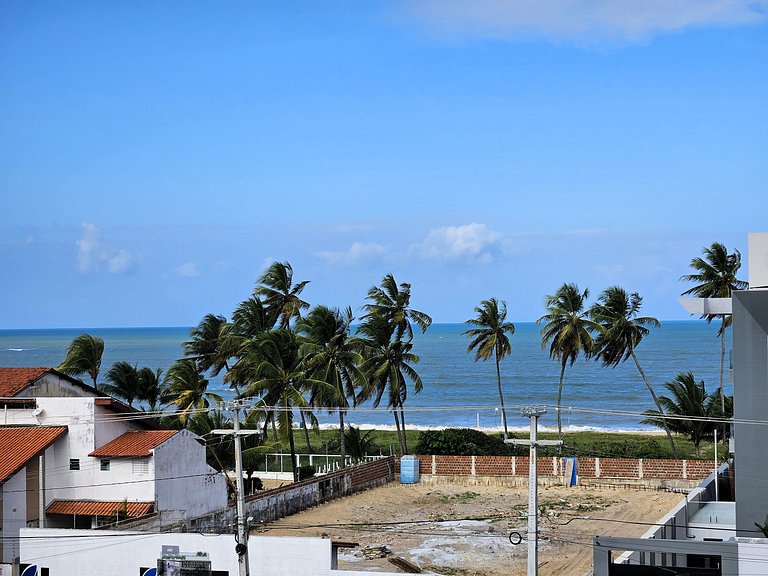 Lindo Flat com 2 camas casal a 50m da praia