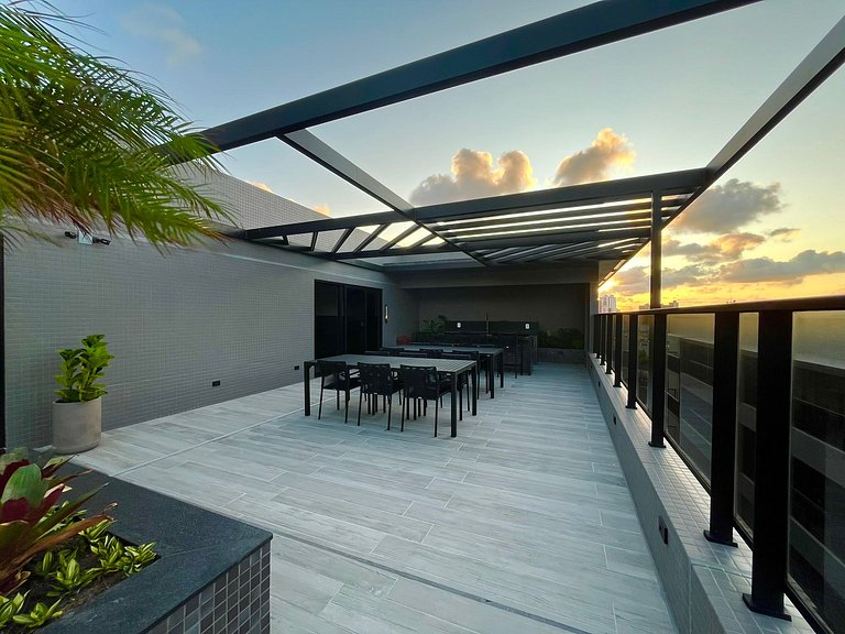 Apartamento novo com vista para o mar. BH-305