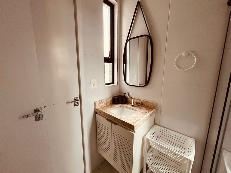 Apartamento espaçoso na praia de Intermares. LBH 102.