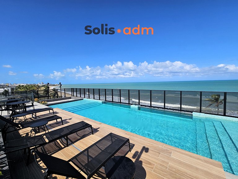 Lindo Flat Beira-Mar no Beach Haus