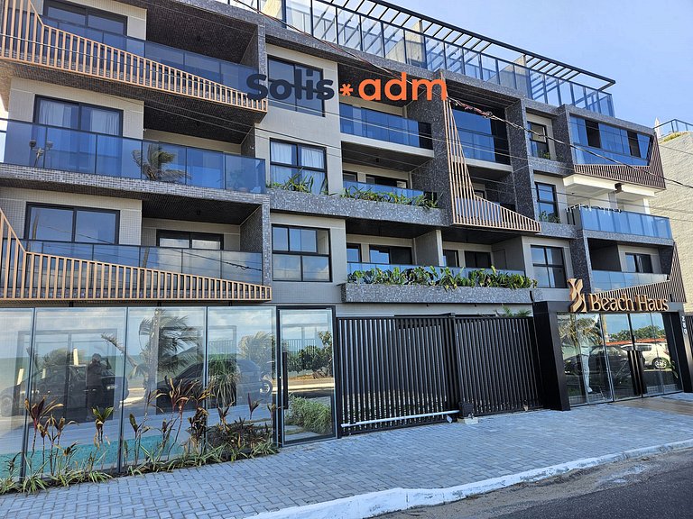 Flat à Beira-Mar com Varanda