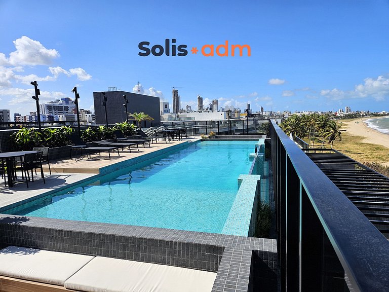 Lindo Flat Beira-Mar no Beach Haus