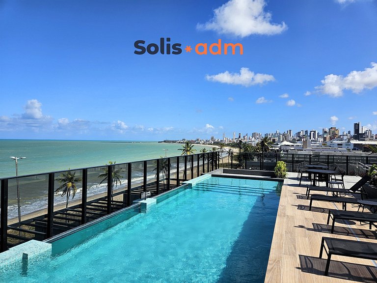 Lindo Flat Beira-Mar no Beach Haus