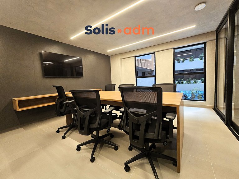 Flat à Beira-Mar com Varanda