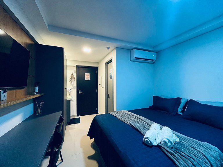 Apartamento Beira Mar Completo e Confortável