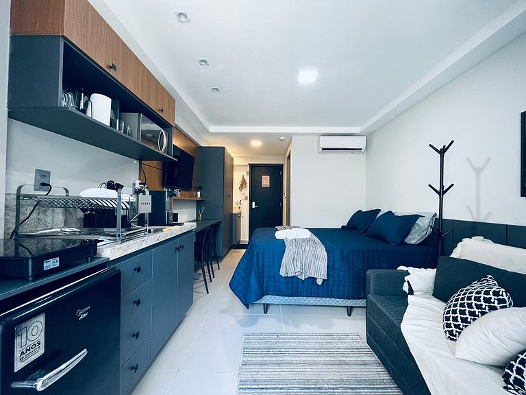 Apartamento Beira Mar Completo e Confortável
