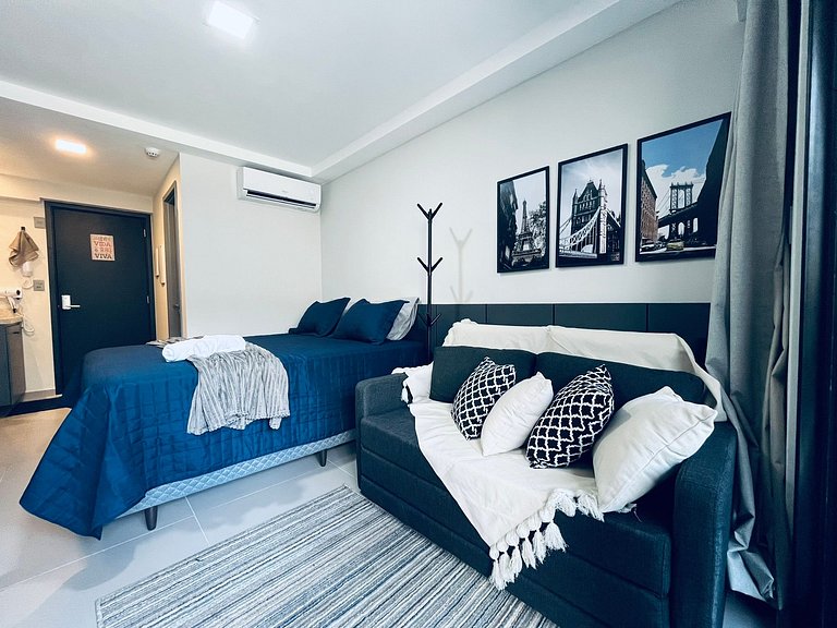 Apartamento Beira Mar Completo e Confortável