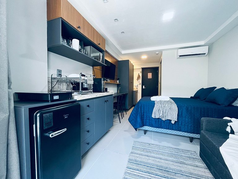 Apartamento Beira Mar Completo e Confortável