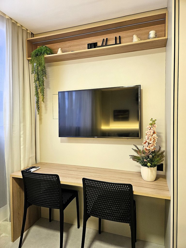 Studio perfeito para casal, poucos passos da praia