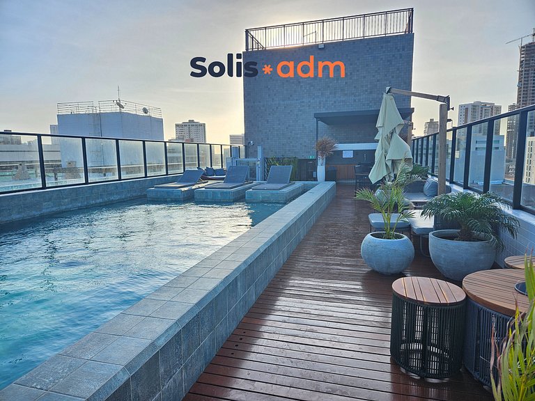 Studio para casal a 50m da praia