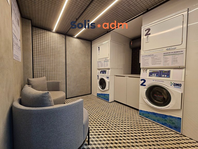 Studio para casal a 50m da praia
