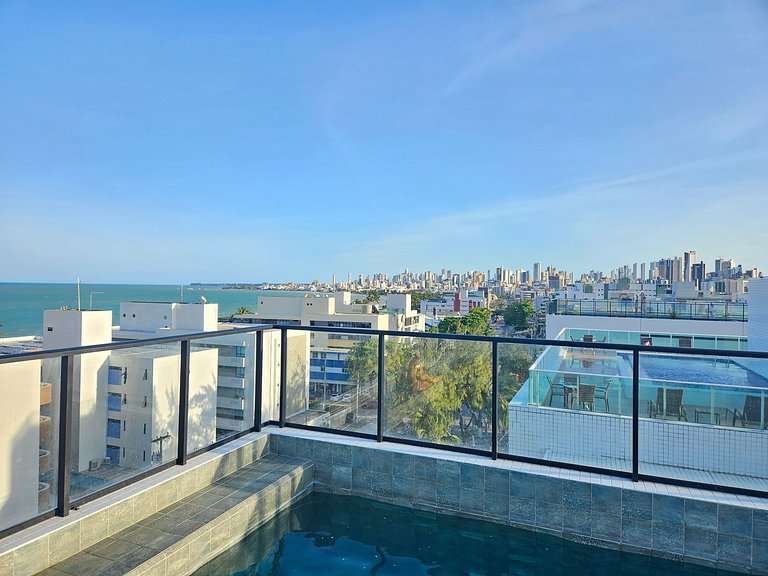 Studio perfeito para casal, poucos passos da praia