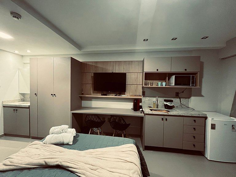 Flat Beira Mar no Jardim Oceania