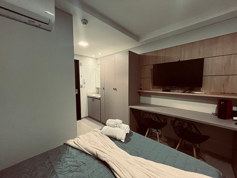 Flat Beira Mar no Jardim Oceania